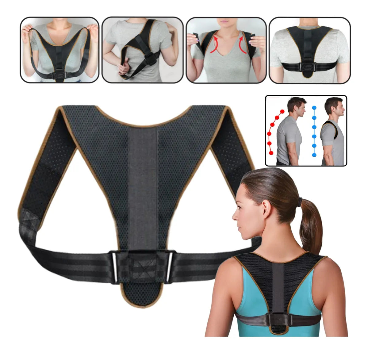 Corrector Postural Faja Postura Espalda Posture Doctor